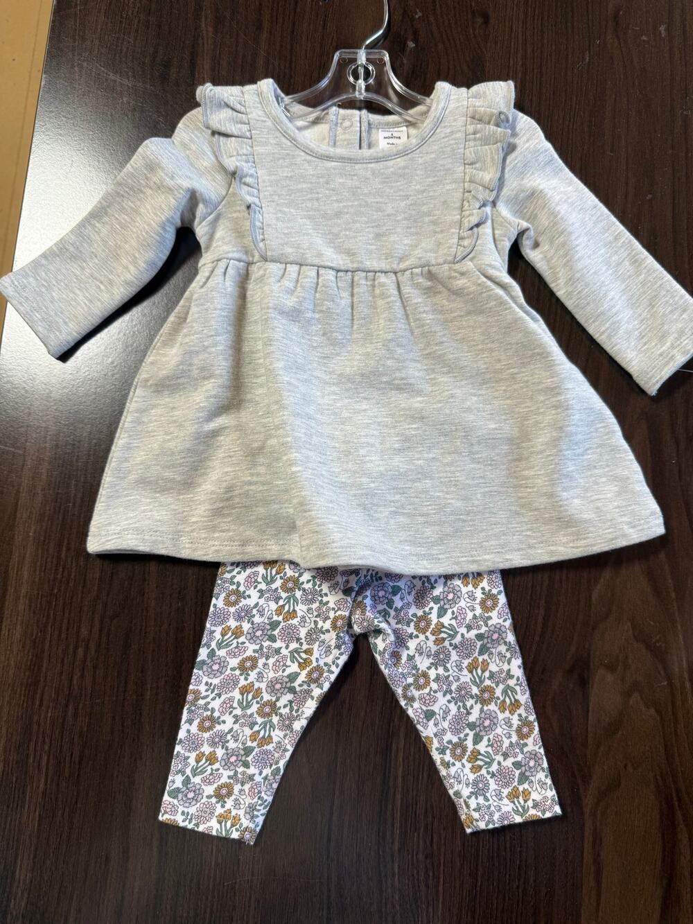Nordstrom Floral Two Piece Outfit- Size 3 months